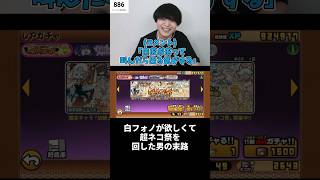 白フォノが欲しくて超ネコ祭を回した男の末路… #shorts #にゃんこ大戦争 #白フォノ #超極ネコ祭
