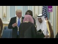 King Salman Presents Trump With King Abdulaziz Medal