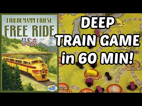 Free Ride USA Review - Gamer Ticket to Ride?