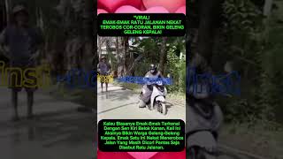 Download lagu '😱Selain Sen Kiri Belok Kanan, Emak-Emak Ini Nekat Lewati Jalan Cor! Netizen Auto Shock' #emakemak mp3