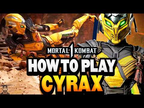 How To Play CYRAX (Guide, Combos, & Tips) | Mortal Kombat 1