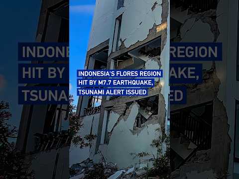 Indonesia's Flores region hit by M7.7 earthquake, tsunami alert issued #worldnow