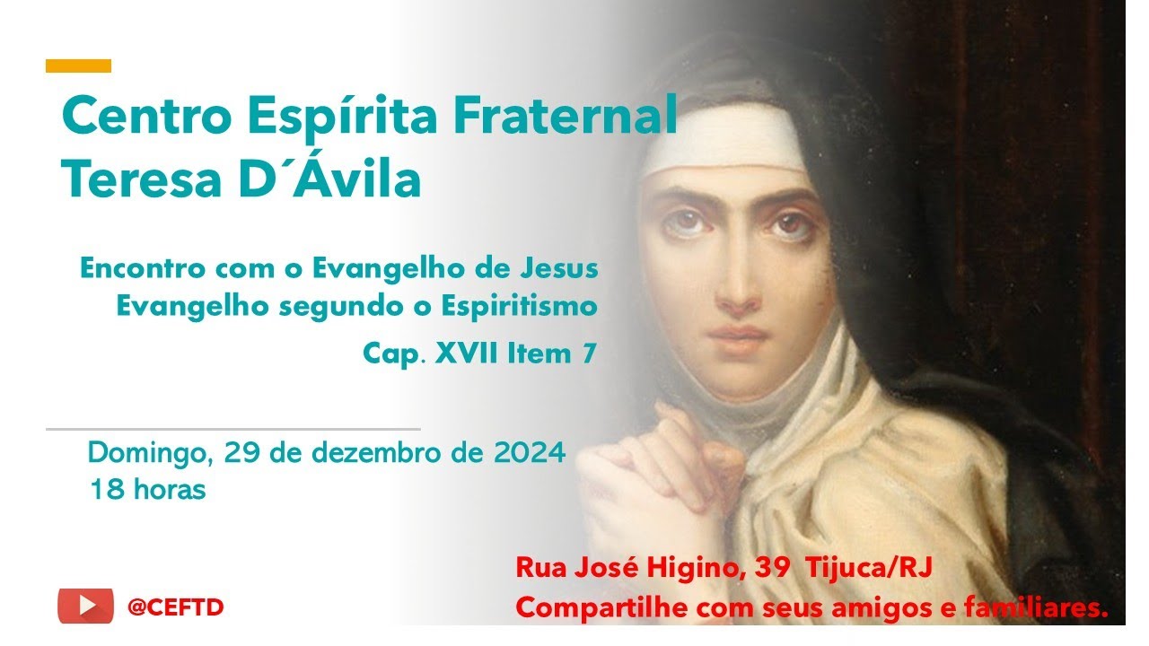 Encontro com o Evangelho de Jesus - Evangelho segundo o Espiritismo - Cap. XVII - item 7.