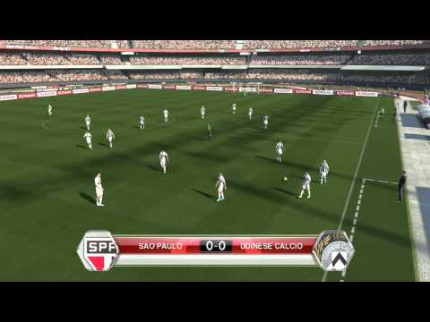 PES 14 gameplay 1 - become a legend, oswaldo SPFC HD