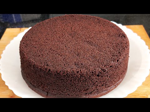 Eggless Chocolate Cake Recipe | Chocolate Sponge Cake Recipe with Curd | Eggless Cake