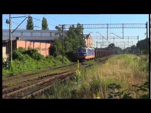 Stacja Kuźnia-Raciborska Skoda E181 z towarem