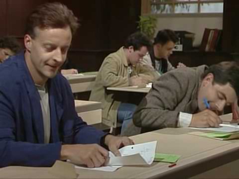 Mister Bean la examen   YouTube