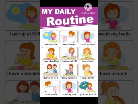 Daily routines for student-in english| daily activity #shorts #learnenglish