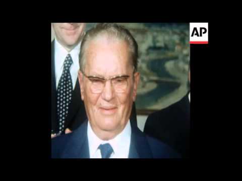 SYND 26/05/74 PRESIDENT JOSIP BROZ TITO 82ND BIRTHDAY CELEBRATIONS