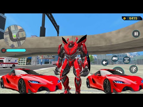 Optimus Prime Multiple Transformation Jet  Robot Car Games Unlocked Level 3-5 - Android Gameplay FHD