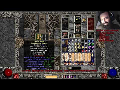 GG Slam on Rare Boots!?! Hardcore Project Diablo 2 PD2 Season 2 - Found on Trav Barb! Travincal OP!