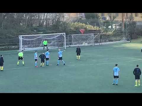 Cella vs Masone : Bruzzone para il rigore a Garaventa