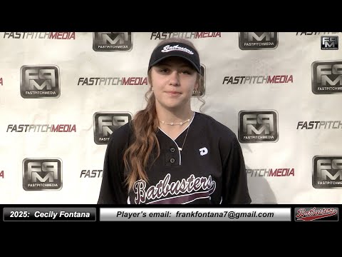 2025 Cecily Fontana Athletic First Base and Third Base Softball Skills Video - Batbusters Gomes/Cox