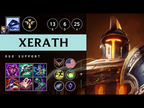 Xerath Support vs Nautilus - NA Grandmaster Patch 25.06