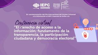 Infografía Conferencia en conmemoración del día internacional del acceso universal a la información