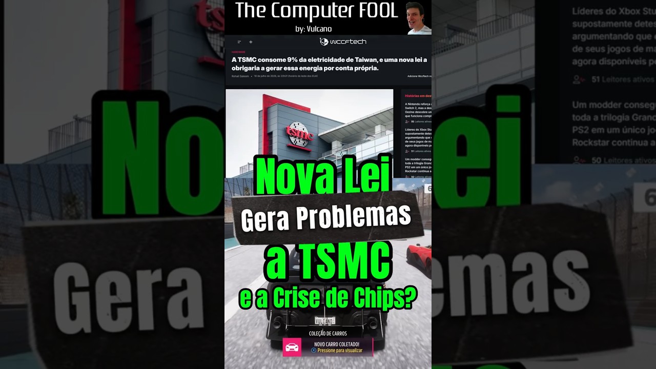 Nova Lei pode piorar a Situação da TSMC e a fabricação de Chips