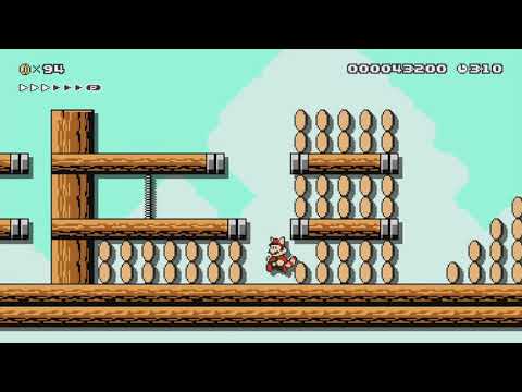 SMB3Remix Famous Airships Part3 by DrewWinter - Super Mario Maker - No Commentary 1bo