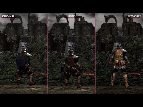 Dark Souls Remastered vs Original vs Modded