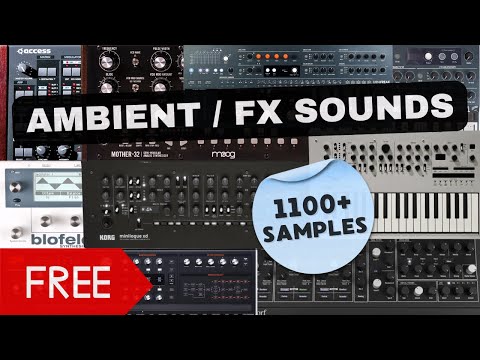 Ambient & FX Sounds [Hardware Synths] | FREE 1100+ Samples (3+ GB) | Sound Demo