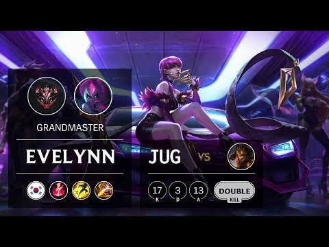 Evelynn Jungle vs Jarvan IV - KR Grandmaster Patch 9.8