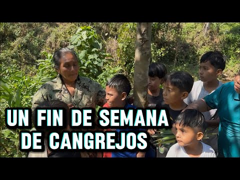 A weekend spent looking for crabs in the rivers 😱🇬🇹