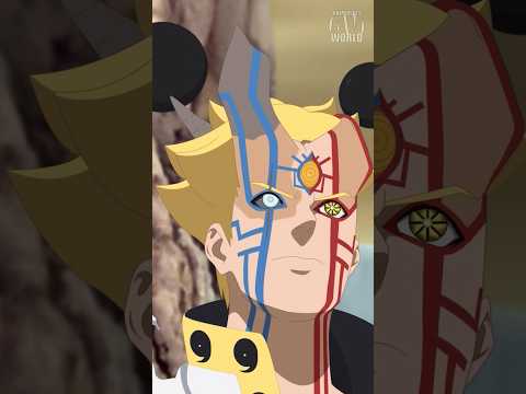 Boruto with two Karma of Isshiki and Momoshiki fan animation #boruto #animation #naruto #shorts #fan