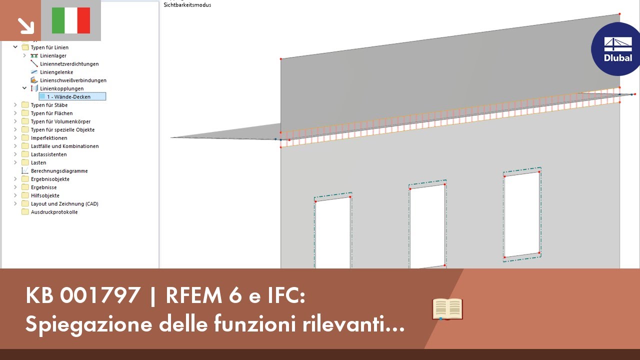 KB 001797 | RFEM 6 e IFC: Spiegazione delle funzioni del programma rilevanti