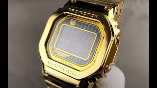 Casio G-Shock Dream Project Solid Gold: 35 Pieces, 300 grams, G-D5000-9JR Casio Watch Review