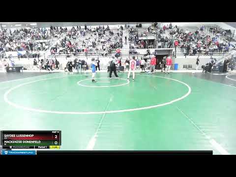 101 Lbs Cons. Round 2 - Saydee Lussenhop, CO Vs Mackenzee Donenfeld, ID F127