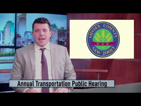 NJ Sussex County Transportation Public Hearing