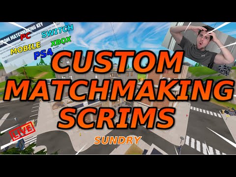 🔴Custom Matchmaking Scrims With Viewers | Xbox PS4 PC | Fortnite Live Stream (ReRun)