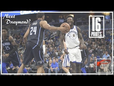 Jordan Bell - 16 Points Full Bucketilation - Warriors vs. Magic (12/1/17)