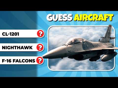 Can You Guess Military Aircraft Quiz? | How Good is Your Knowledge of Global Aviation?