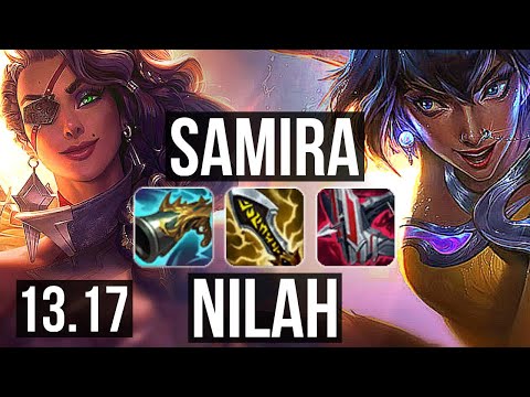 SAMIRA & Alistar vs NILAH & Nautilus (ADC) | 12/0/10, Legendary, 300+ games | KR Diamond | 13.17