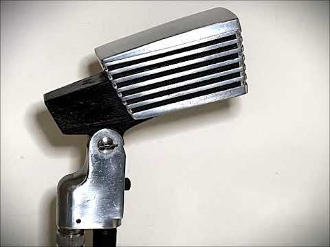 Rare 1960's Calrad DM-18 Dynamic Microphone, works, original element, with stand image 11