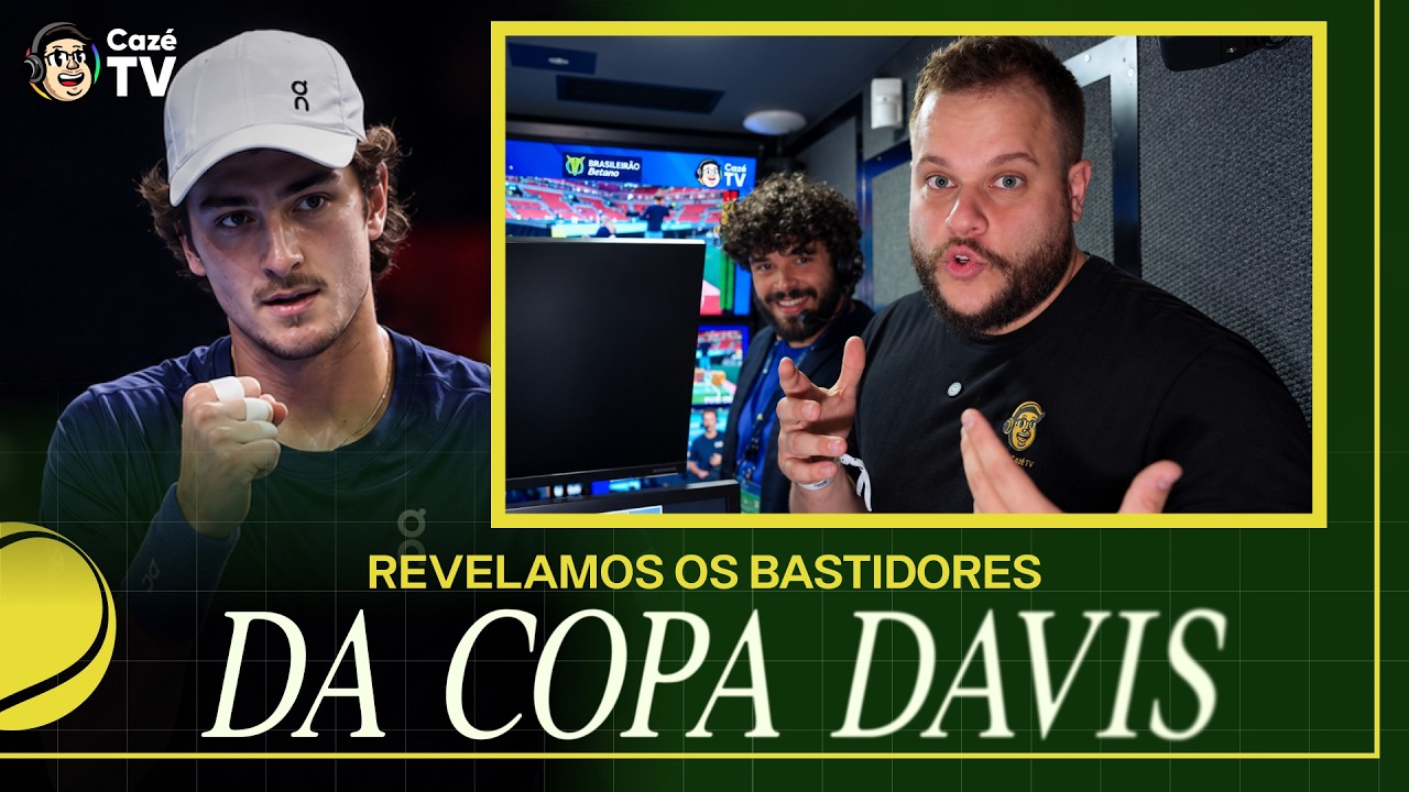 REVELAMOS OS BASTIDORES DA COPA DAVIS, ONDE JOÃO FONSECA VENCEU DOMINC STRICKER!
