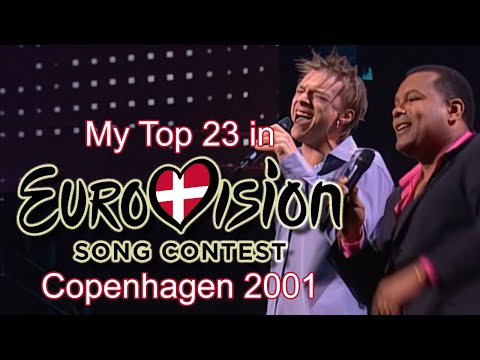 Eurovision 2001 - My Top 23 [with comments]