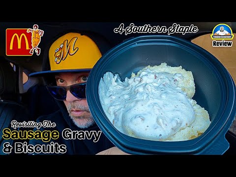 McDonald's® Sausage Gravy & Biscuits Review! | Better Than Cracker Barrel®? | theendorsement