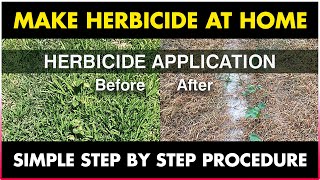 How to make WEED  KILLER / HERBICIDE at home | How to Kill weeds Naturally | Organic Herbicide