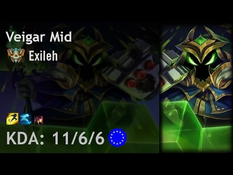 Veigar Mid vs Viktor - Exileh - EUW Challenger Patch 6.23