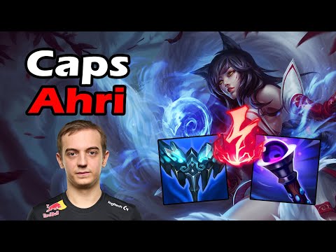 G2 Caps Ahri Mid Full Game - League of legends Patch 12.13
