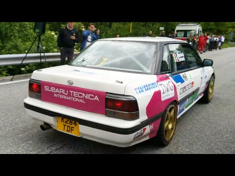 Subaru Legacy RS Group A | Pure Engine Sound + Rally Stage Start Valli Cuneesi Storico 2024