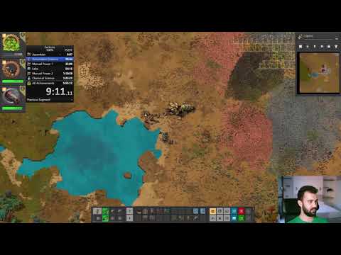 [former WR] Factorio 100% Speedrun in 5:49:12 (All Achievements)