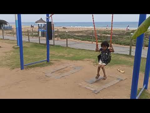 jahnavi at India flag beach