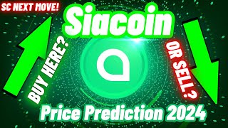 Siacoin (SC Crypto Coin) Buy Here? Or Sell?