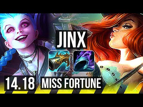 JINX & Blitzcrank vs MISS FORTUNE & Soraka (ADC) | 68% winrate, 10/2/5 | EUW Grandmaster | 14.18
