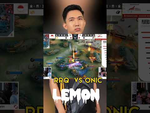 ONIC SANZ KAGET DI FLIKER Aarlott LEMON •|• CLAY LANGSUNG FLIKER #shorts #mobilelegends #rrqlemon