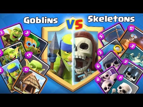 ГОБЛИНЫ ПРОТИВ СКЕЛЕТОВ!!!! HZ4ever против Eliza4ever на ТРОЙНОМ ЭЛЕКСИРЕ!!! | Clash Royale