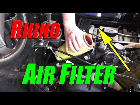 YAMAHA RHINO AIR FILTER CHANGE