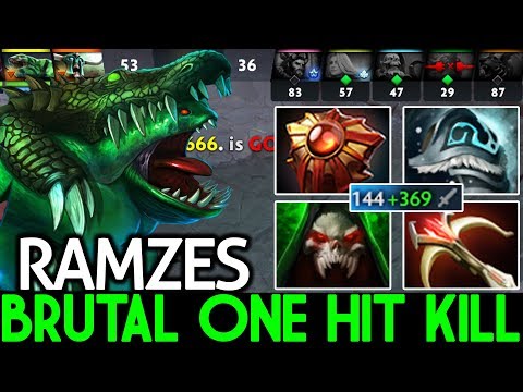 RAMZES [Tidehunter] Brutal One Hit Kill Build Close Game 7.22 Dota 2